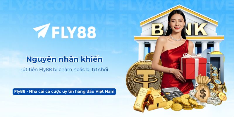 Nguyên nhân khiến rút tiền Fly88 bị chậm hoặc bị từ chối